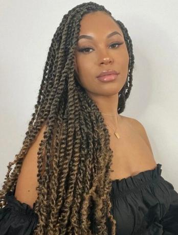 Long Brown Passion Twists