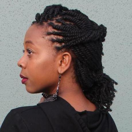 Twisted Hairstyle For Kinky Twists