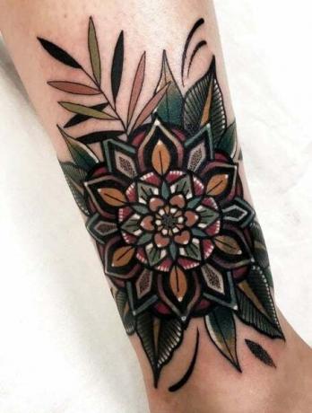 Neo Traditional Wrist Tattoo1