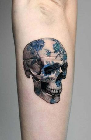 Einzigartige Totenkopf-Tattoos (1)