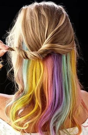 Slēptie varavīksnes mati