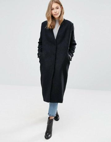 Παλτό ASOS Oversized σε ύφασμα με υφή