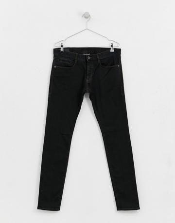 Emporio Armani J35 Skinny Fit Black Wash Jeans