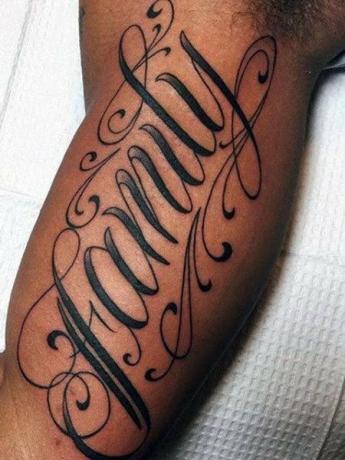 Belső kar tetoválás