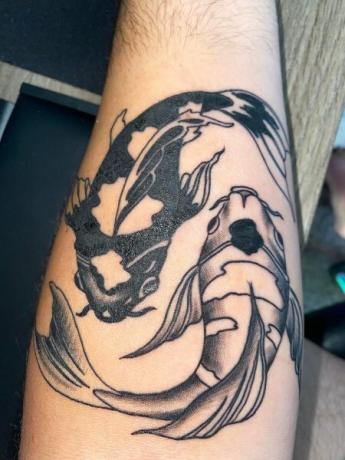 Tetovanie rýb Avatar Koi