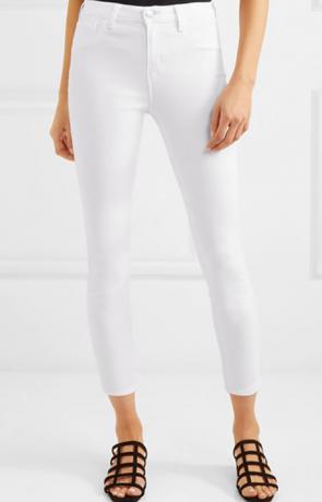 L'agence Margot cropped skinny jeans met hoge taille