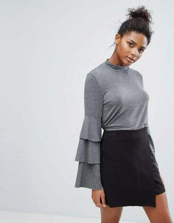 Endast Frill Bell Sleeve Top