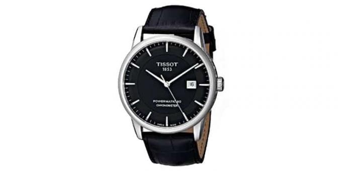 שעון Trissot T0864081605100 לגברים שעון אנלוגי יוקרתי שעון שוויצרי שחור אוטומטי