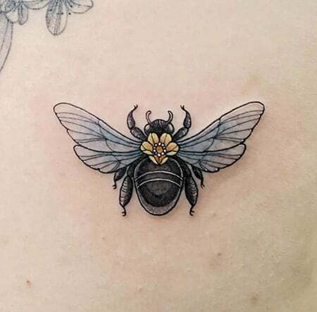 Tetovanie včelej kráľovnej