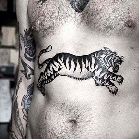 Tetovanie lietajúceho tigra