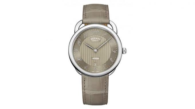 Pánske hodinky Hermes Arceau s automatickým hnedým ciferníkom Hazlenut