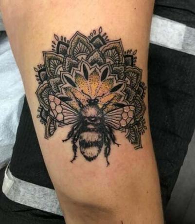 Mandala Bee Tetovanie