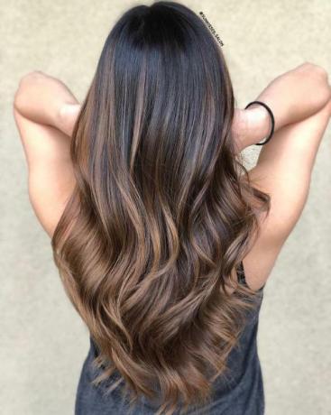 Balayage marrón claro