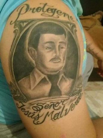 Tatuaż Jezusa Malverde1