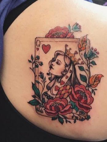 Tetování královny srdce