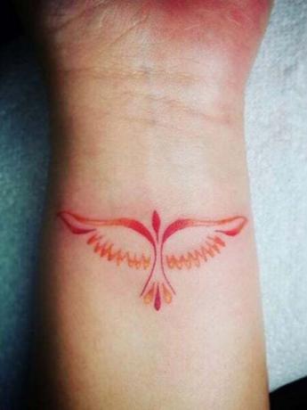Tetování zápěstí Phoenix