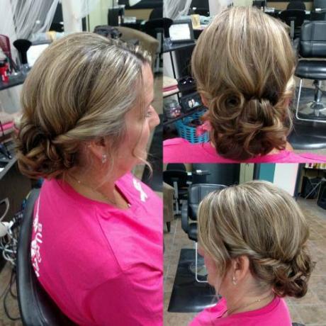 Low Twisted Updo