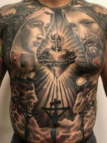 Sacred Heart Tatuering 
