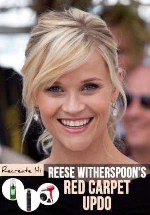 Cabelo Rock Reese Witherspoon: The Ultimate Red Carpet Updo