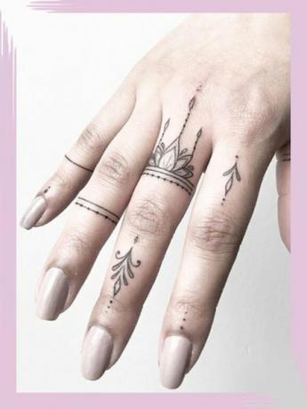 Tatuagens nos dedos