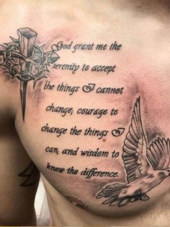 Ježíš citát tetování
