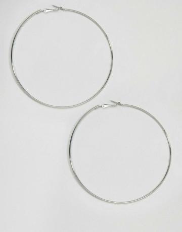 Liars & Lovers Extra Large Fine Silver Hoop Earrings