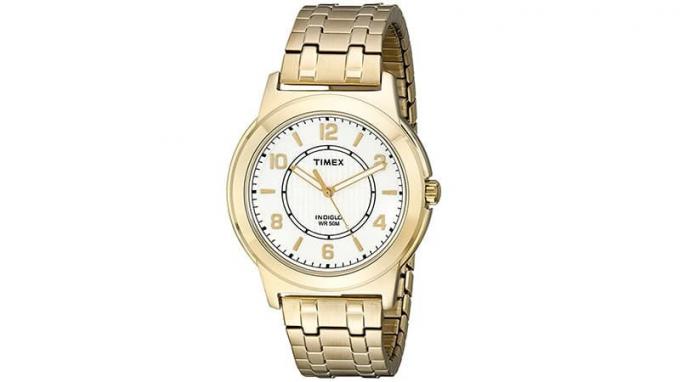 Zlaté hodinky Timex Bank