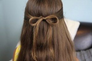 The Subtle Bow Hairstyle: Easy Subtle Hair Bow For Kids