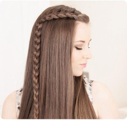 20 stylowych fryzur z bocznymi warkoczami dla długich włosów