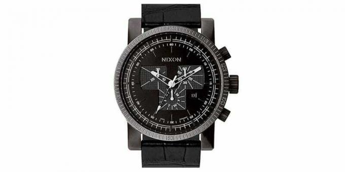 Nixon Magnacon II Kronograf Black Horween Gator