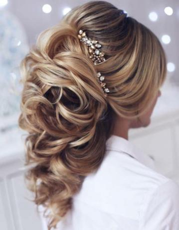 40 preciosos peinados de boda para cabello largo