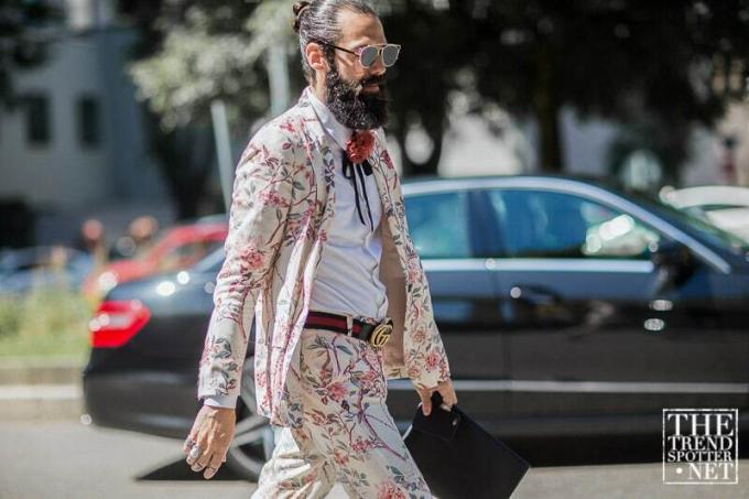 מילאן בגדי גברים Street Style אביב קיץ 2017