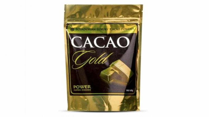 Power Super Foods Organický zlatý ekvádorský kakaový prášok