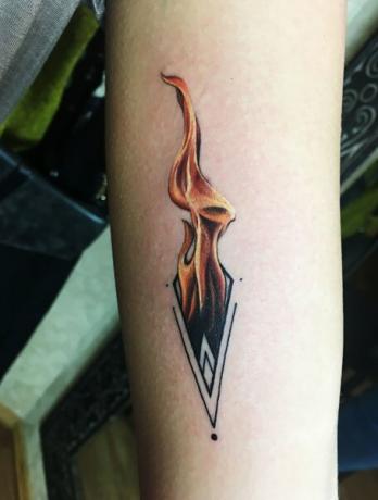 Tatuagem de chamas