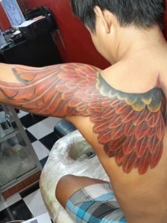 Tetovaža Phoenix Wings