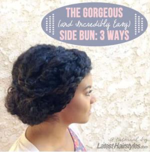 Side Bun: 3 วิธีในการรับทรงผมด้านข้างที่สวยงาม