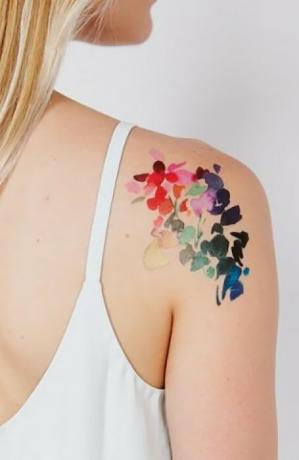 Akvarelės tatuiruotė
