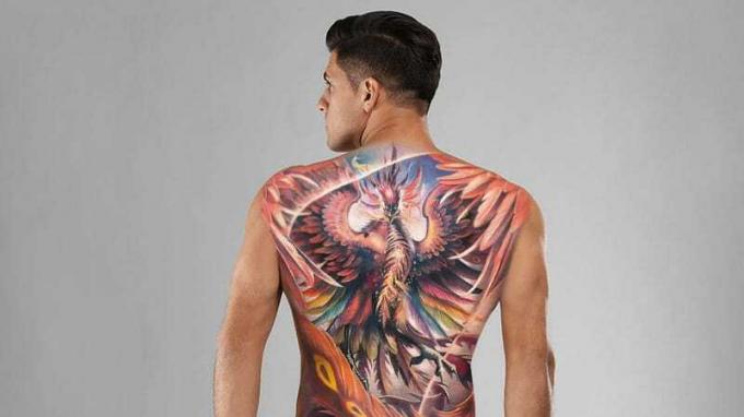 Phoenix tatueringar för män