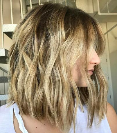 Beachy Lob med Barely There Wave