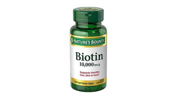 A Nature's Bounty biotin 10.000 mcg
