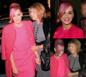 Cabelo rosa de Katy Perry: Franjinha rosa de Katy... Uma nova tendência de cabelo?