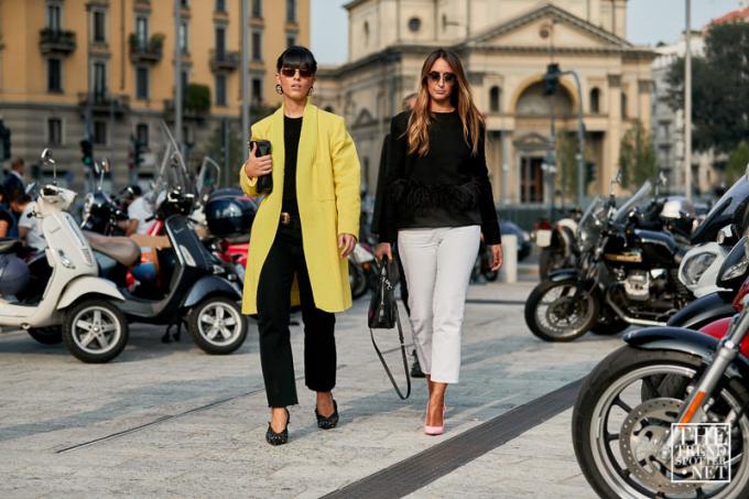 Milánsky týždeň módy, jar, leto 2019, pouličný štýl (17 z 137)