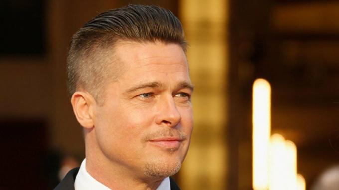 Brad Pitt Pompadour