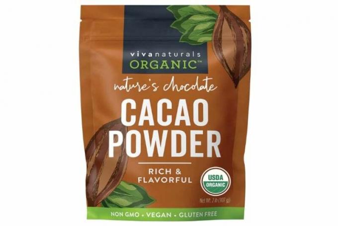 Poudre de cacao biologique certifiée Viva Naturals
