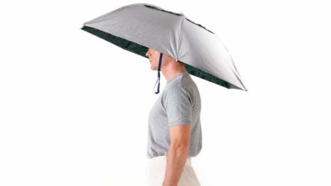 Pokrývka hlavy dáždnikový klobúk