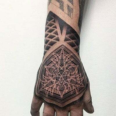 Tribal Hand Tattoo Men