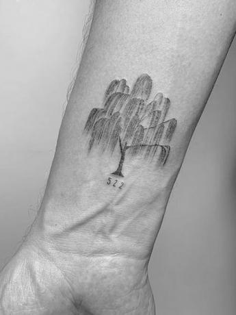 Fűzfa tetoválás