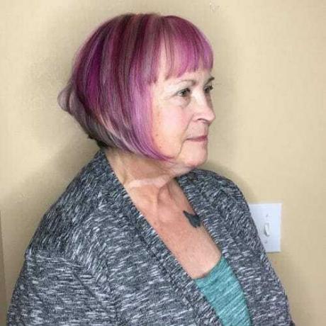 „Ageless Spunk“ šukuosena vyresnėms nei 50 metų moterims