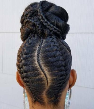 50 penteados updo para mulheres negras, de elegantes a excêntricos