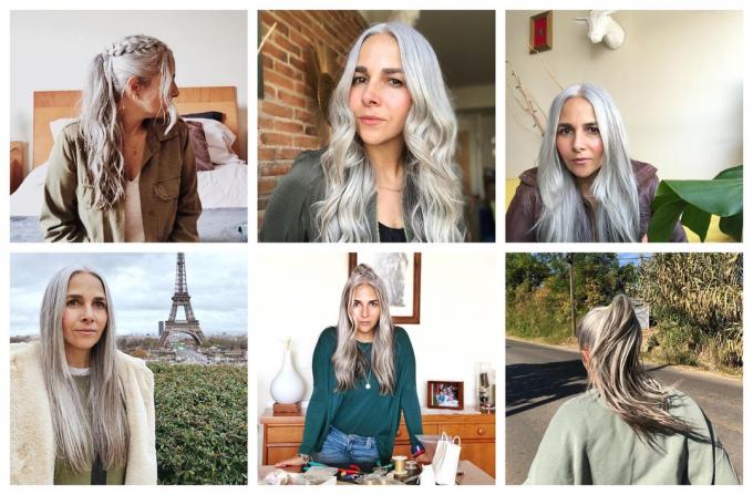 6 najlepších tipov na prechod na sivé vlasy z tmavohnedej farby